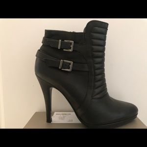 Peter Kaiser quilted leather high heeled booties